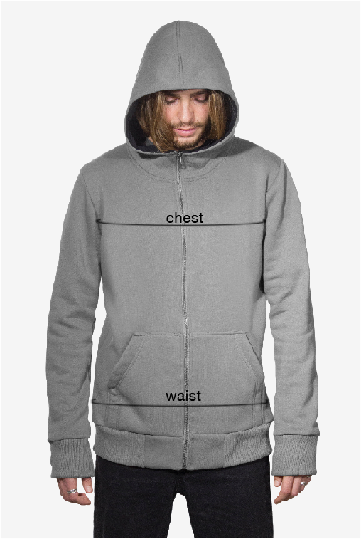 size hoodies men